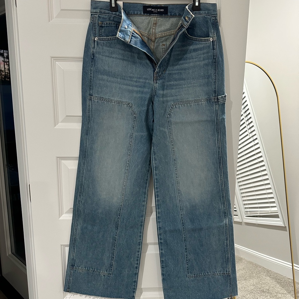 Women’s Veronica Beard wide-leg denim Jeans, Size 31